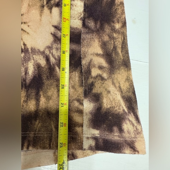 Zac & Rachel women’s brown tie dye oversized top with balloon sleeve size smalll - Picture 12 of 13